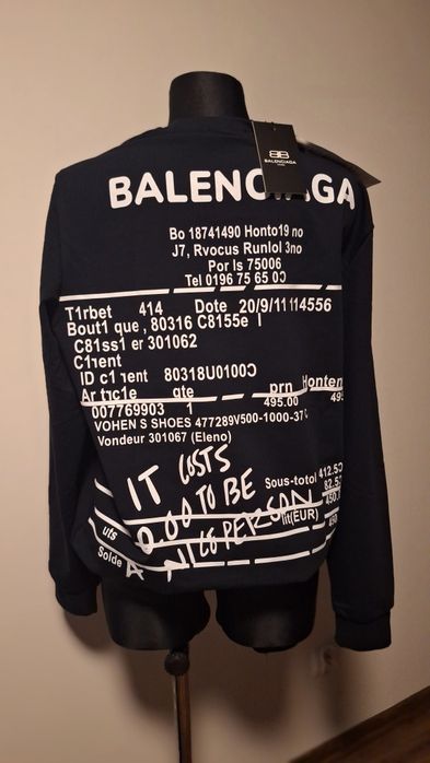 Bluza męska granatowa z logo