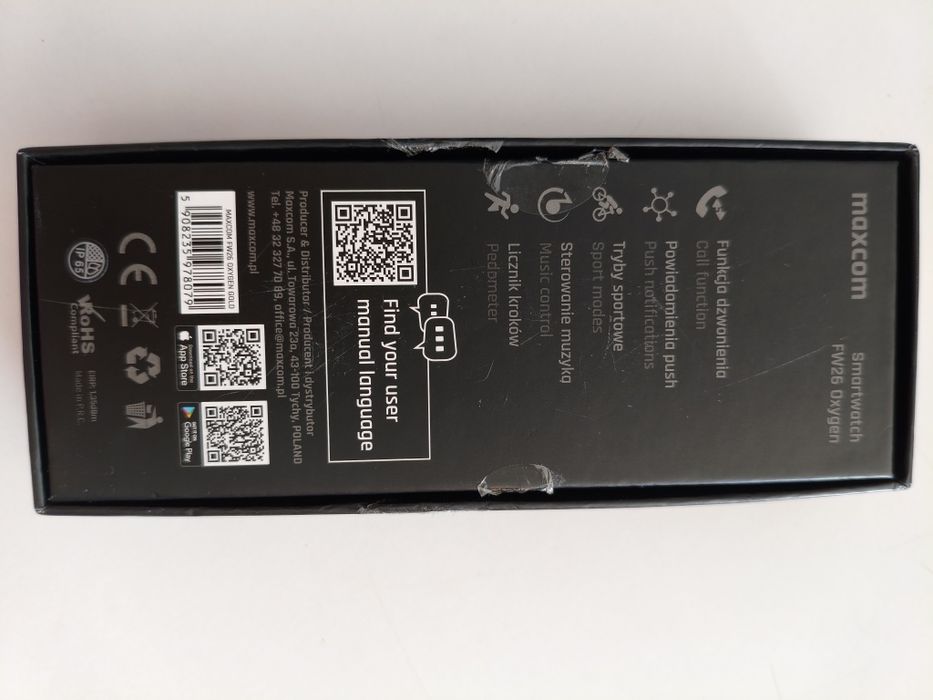 Smartwatch maxcom Oxygen FW26 pudrowy róż