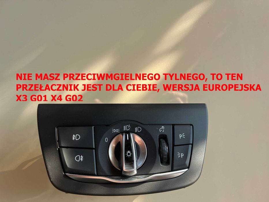 Włącznik świateł X3 G01 X4 G02  EUROPA