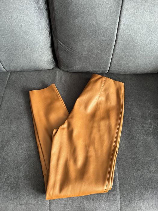 Spodnie skórzane H&M