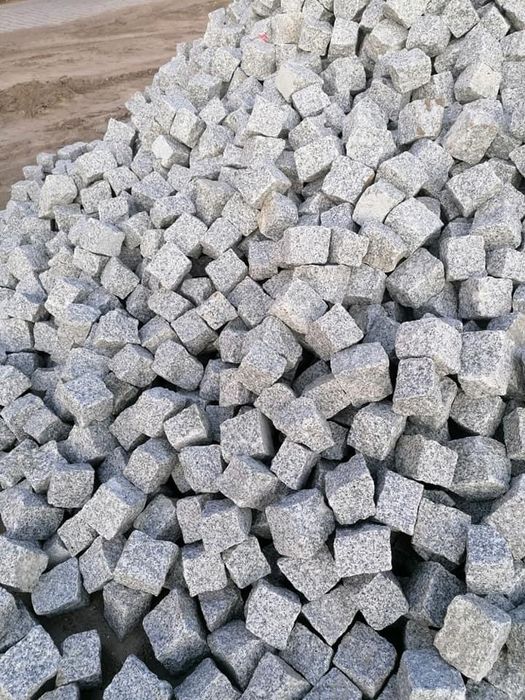 Kostka granitowa szara 8/11 7/9 4/6 obrzeże granitowe