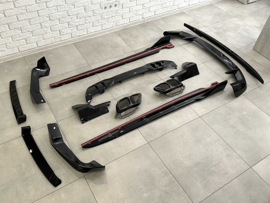 Обвес BMW X5 G05 Paradigma LCI бмв х5 г05 2022+ Дифузор Насадки Губа