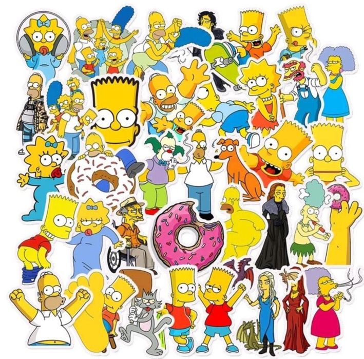 СІМПСОНИ (Стикеры/Stickers/Наклейки//Стікери/Наклейки)