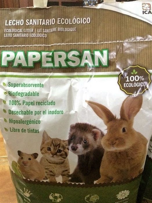 Litter ecológico para Furão, Gato e Roedores, 10 Lt