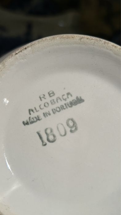 Cesta em cerâmica Alcobaça Raul da Bernarda