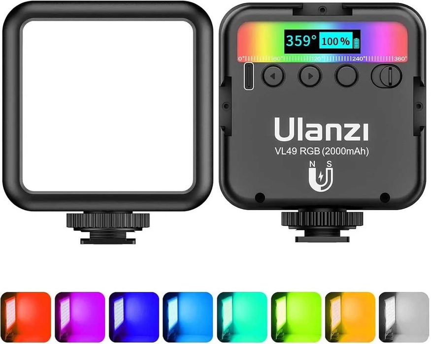 Накамерне світло LED RGB Ulanzi VL49 360° 2500K-9500K
