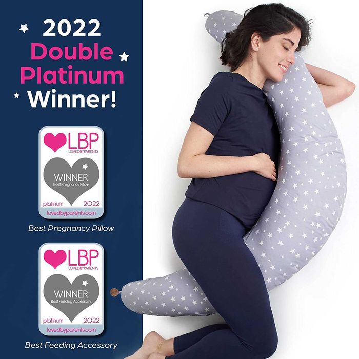 Almofada para dormir e de amamentação para grávida