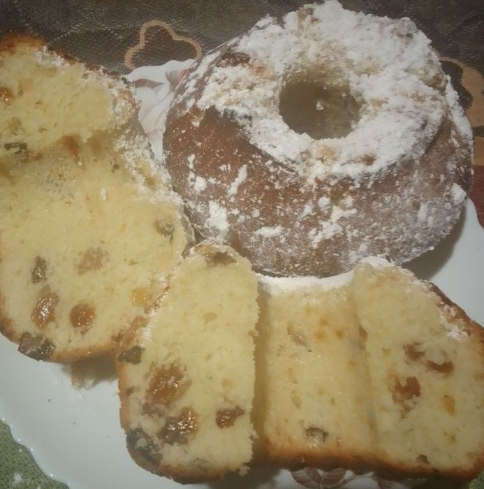 Капкейки с изюмом