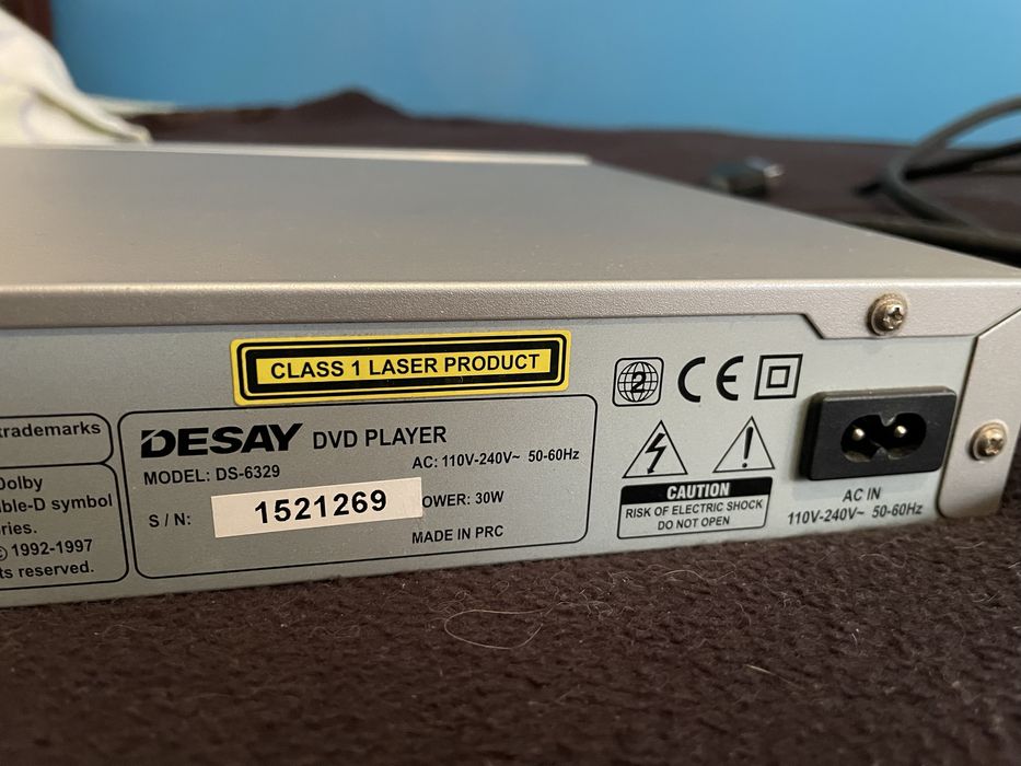 Leitor de DVD (para peças ou venda)