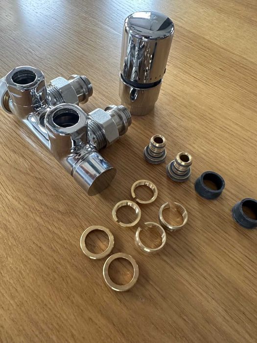Zawór termostatyczny ComAp FlexoDesigne 1/2" 4w1 z Głowica Terma