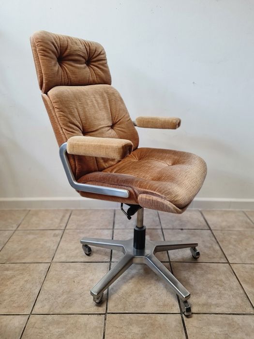 Fotel proj. Martin Stoll Giroflex,lata 60, vintage design Bauhaus