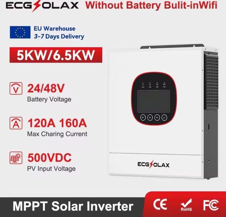 Інвертор ECGSolax 5kW 24V