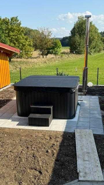 BALIA KWADRAT LUX - z piecem wewnętrznym -hot tub, spa, jacuzzi