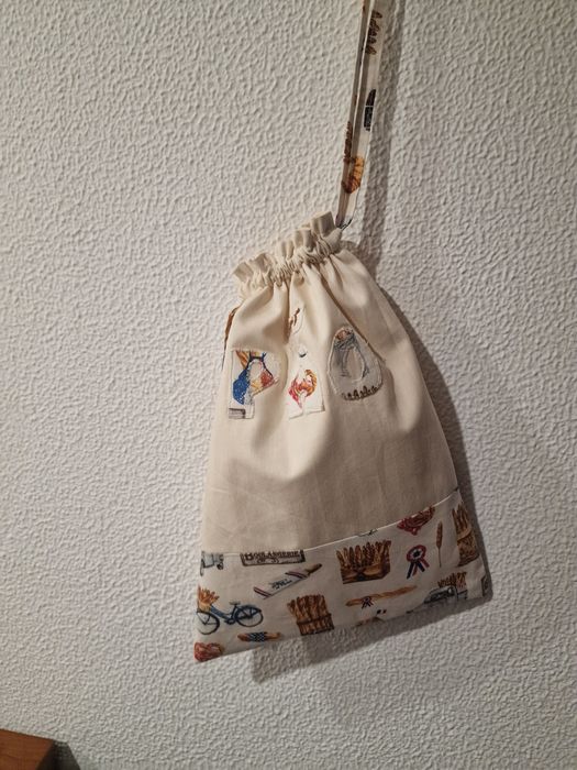 Sacos do pão em tecido