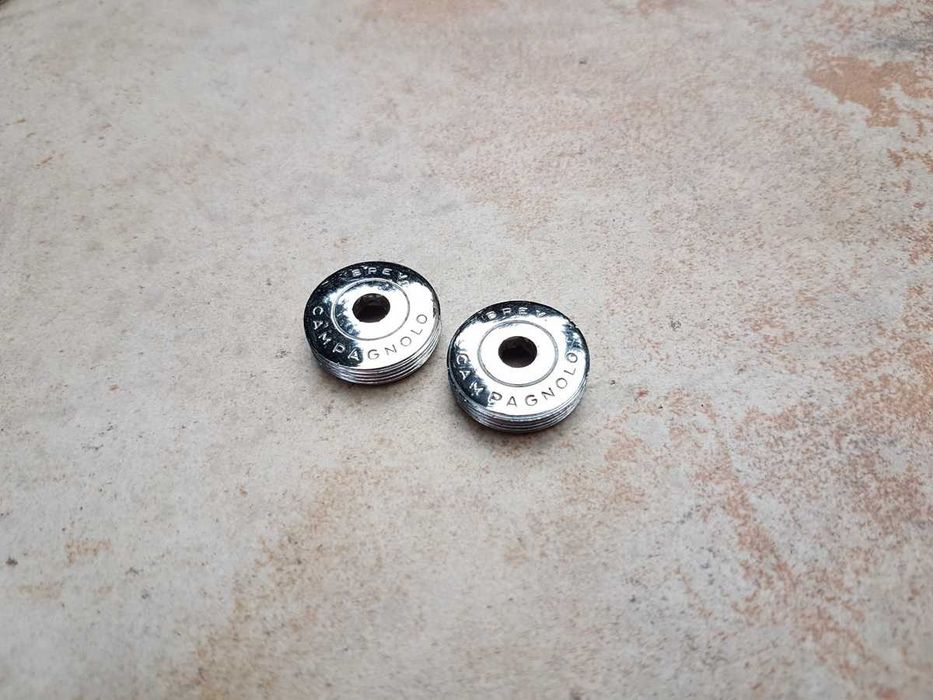 dust caps, Campagnolo zatyczki korby, vintage, Retro
