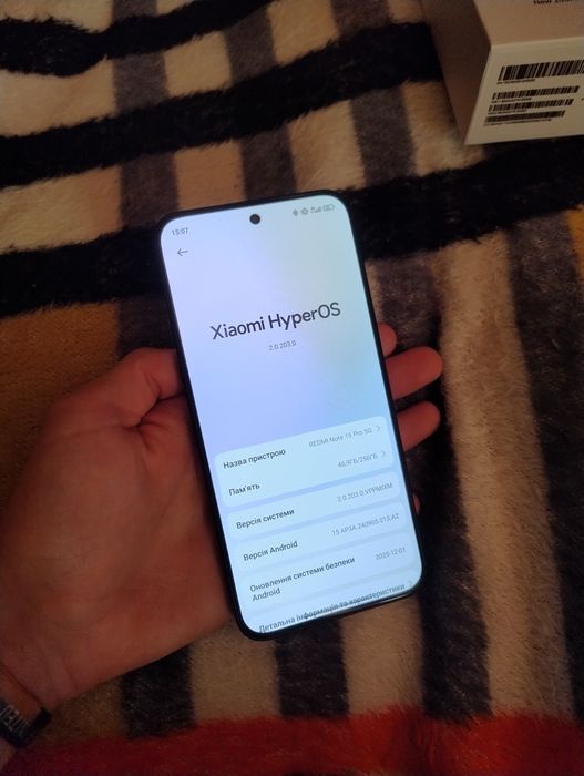 Xiaomi redmi note 15 pro 5g 8/256
