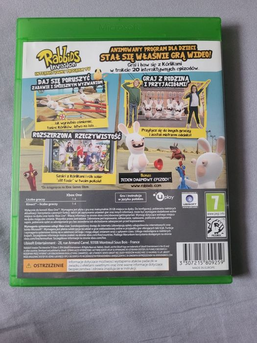 Gra na Xbox One "Rabbids invasion"