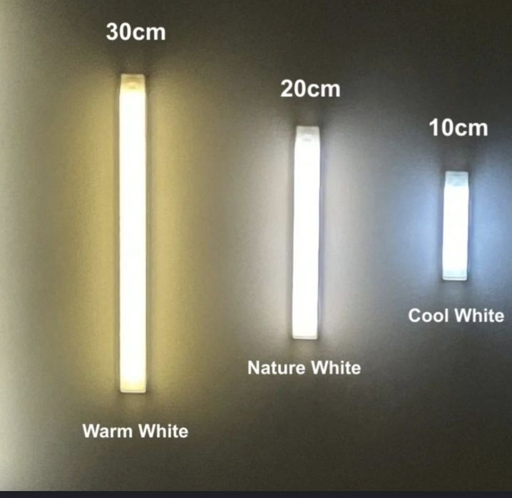 Безпровідні акумуляторні LED-лампи 20см 30см та 50 см з теплим світло