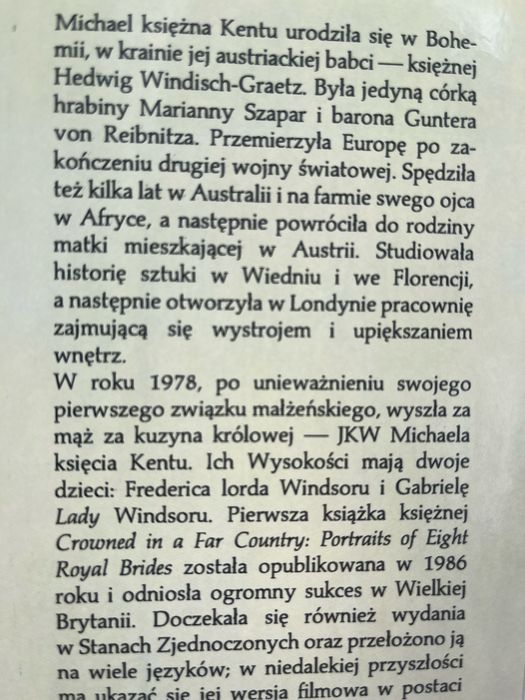 Princess Michael of Kent Amor i król
