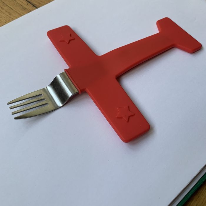 Виделка літак обманка для дітей вилка самолет Fred & Friends