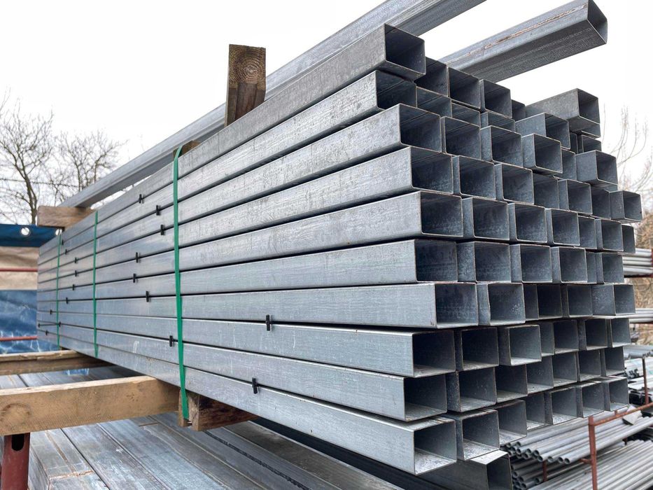Profile ocynkowane 60x40x2 bramy ogrodzenia 6 metrowe ocynk  20x20,40x20,60x20,80x20,100x20,120x20,80x80, 100x100, 200x20, 180x20 Profil ocynkowany