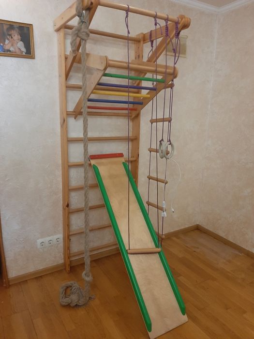 Гимнастична стінка спортивна тренажер дитячий