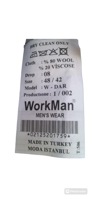 Костюм мужской пр-во Турция новый