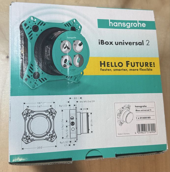 01500180 Внутрішня частина змішувача Hansgrohe Ibox Universal 2