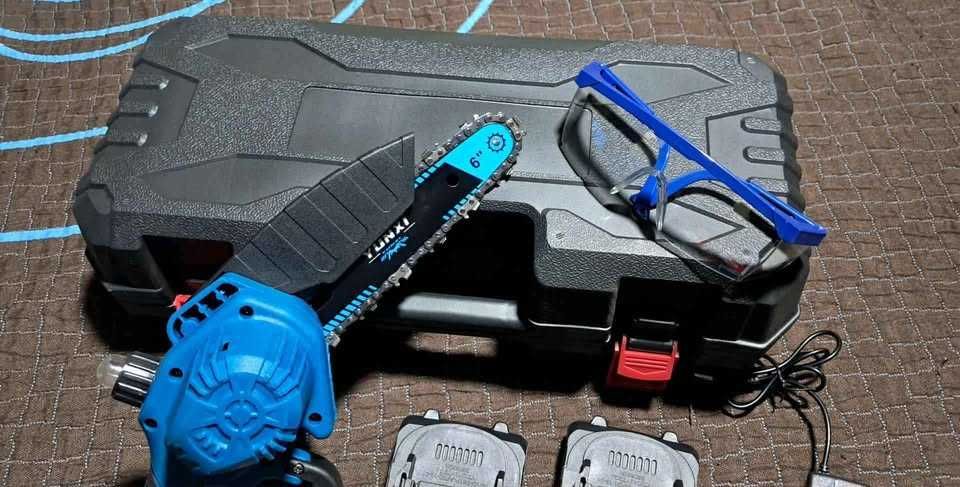 Mini Motoserra Eletrica 21V