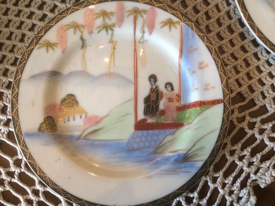 Serviço de chá em porcelana fina da China