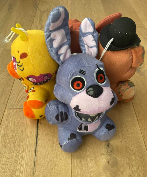 [Nowe] 4 maskotki FNAF Freddy Foxy Bonnie Chica