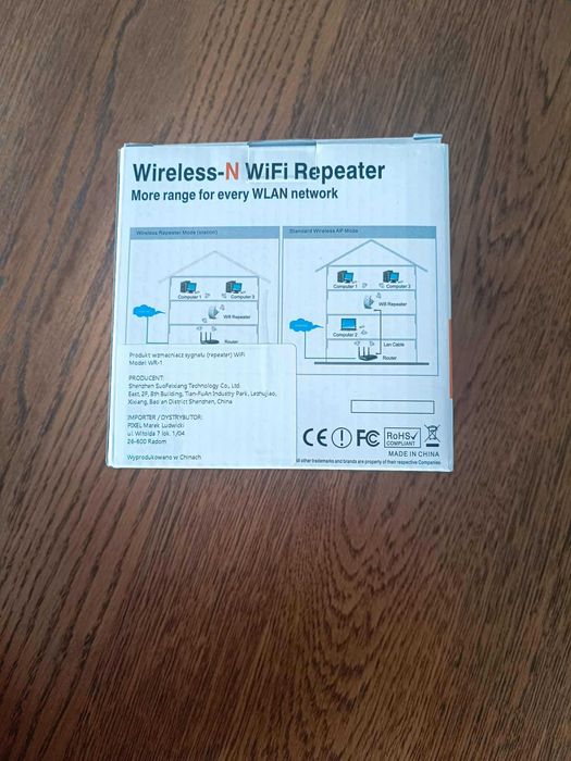 Wireless N Wifi wzmacniacz sygnału