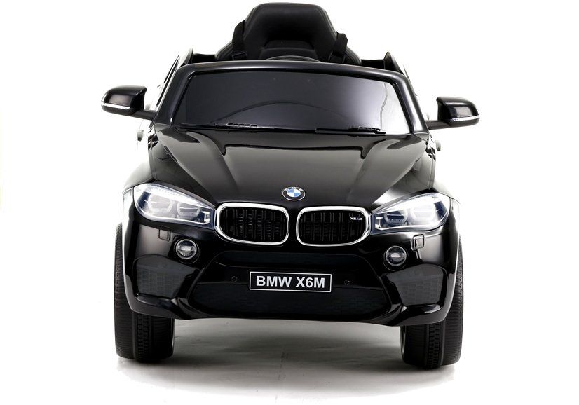 Auto Na Akumulator Bmw X6 Czarne Skóra, Eva