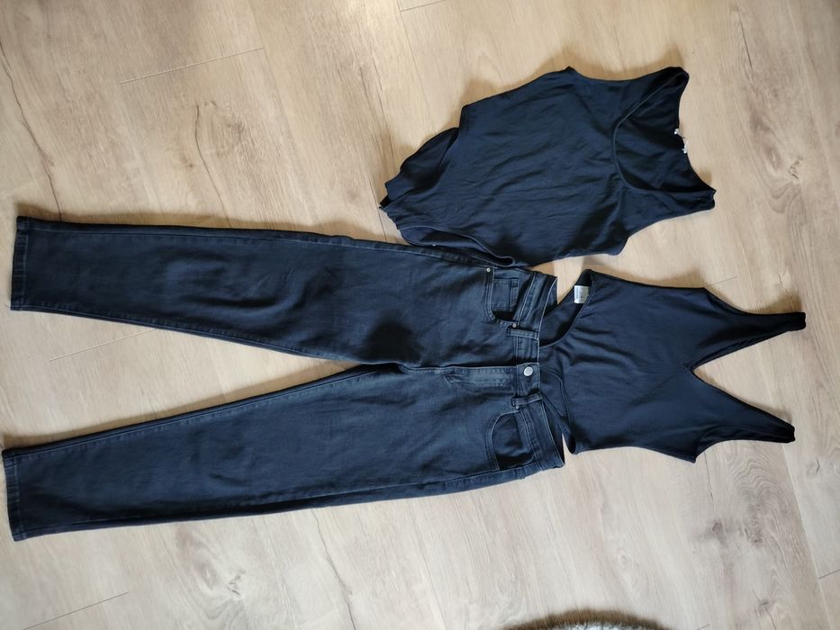 Zestaw body i jeansy