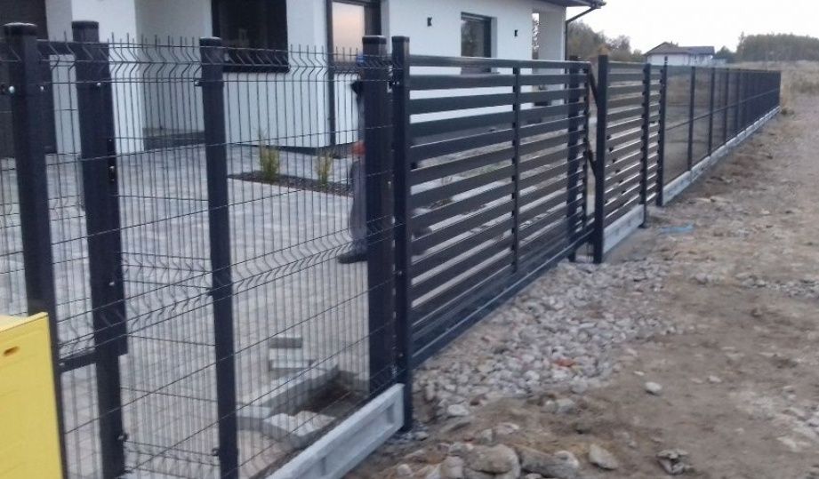 Ogrodzenia panelowe, siatkowe, murowane MONTAŻ
