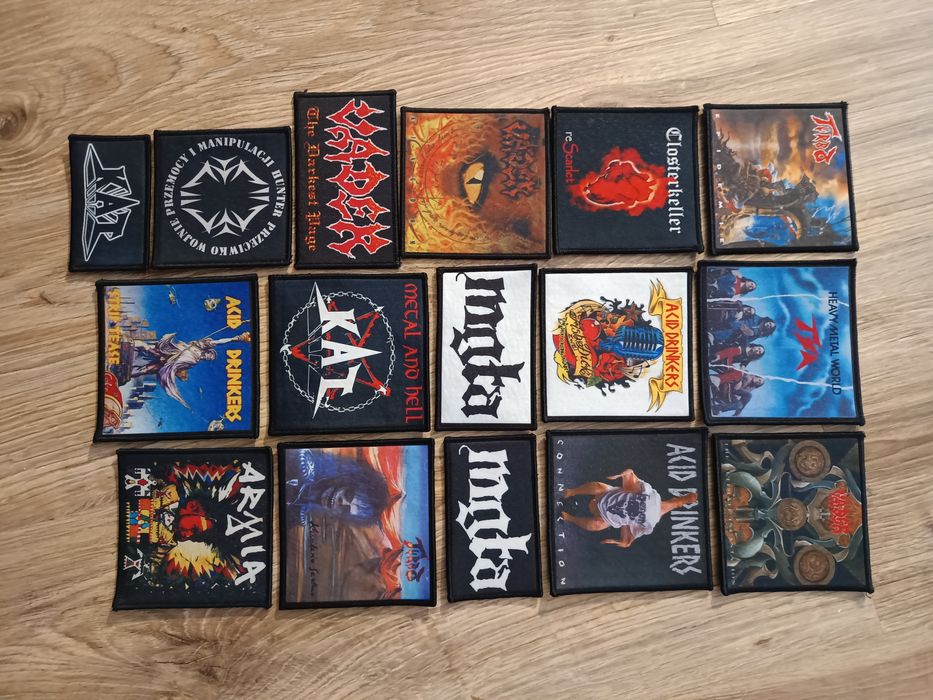 1 naszywka rock metal mgła TSA Turbo Kat acid drinkers Vader