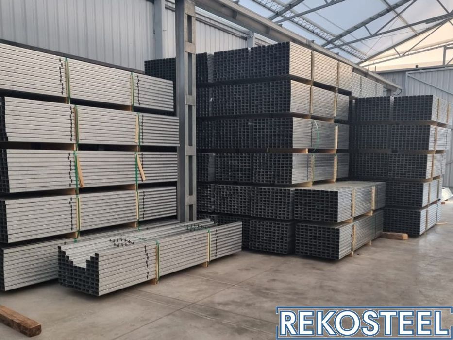 Profile ocynkowane Rury Ogrodzenie Panele Słupki Brama Profil Stal