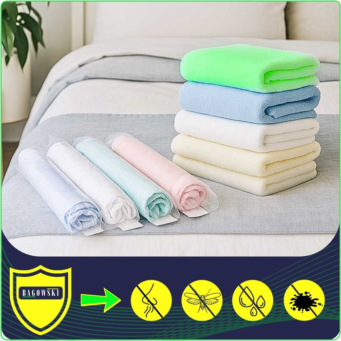 Worki próżniowe rolowane ZESTAW 6szt na ubrania do walizki W PODRÓŻ