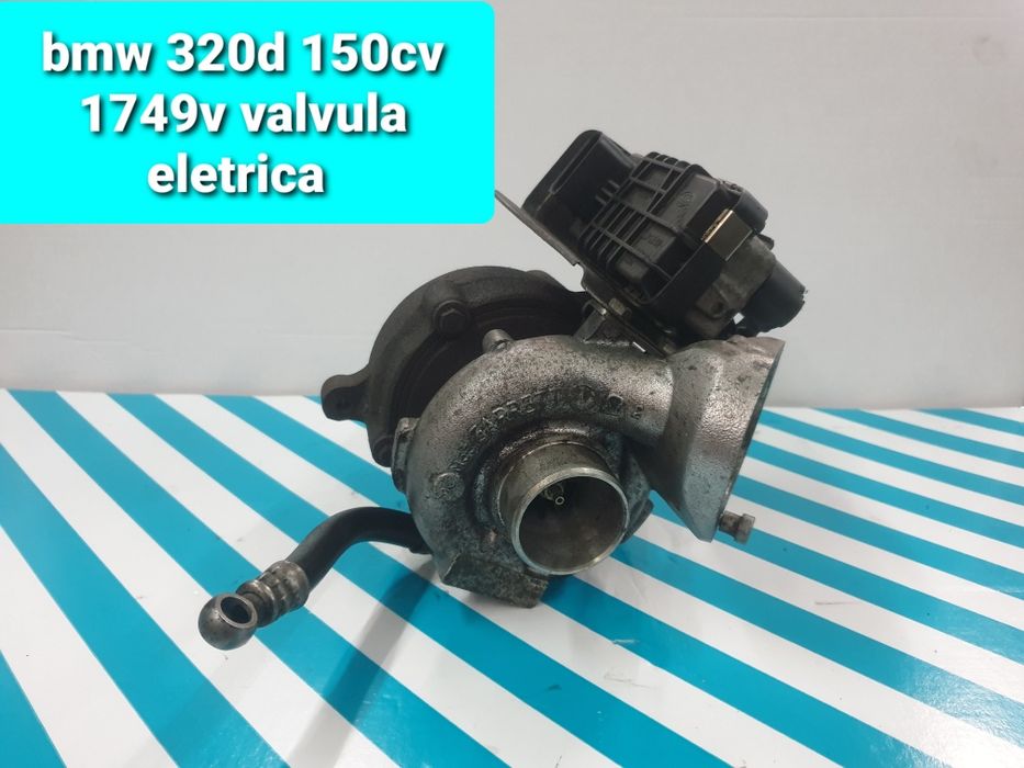 Turbo bmw e46 320d 150cv valvula eletrica