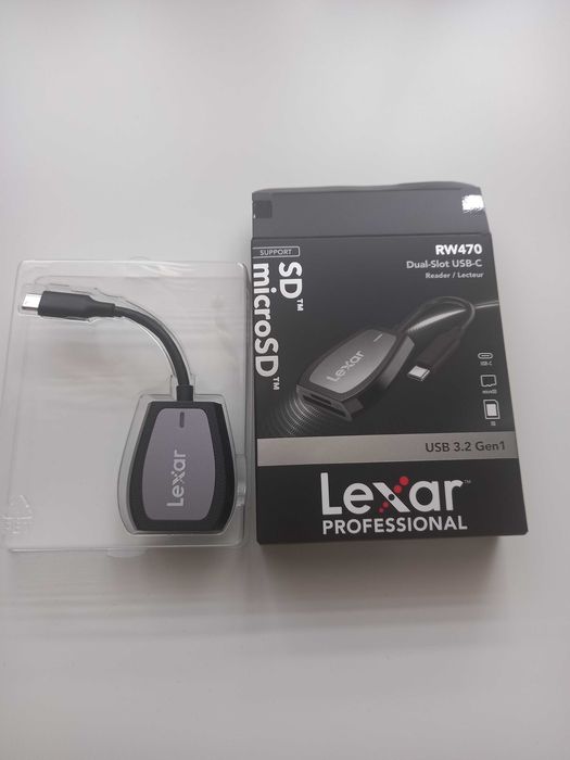 Czytnik Lexar  kart USB-C Dual-Slot SD/microSD UHS-II