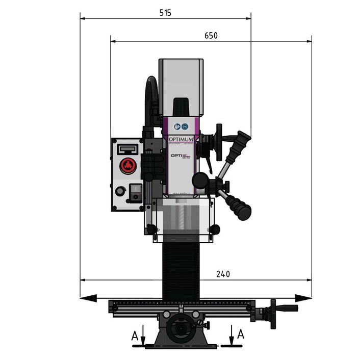 Fresadora / Furadora OPTImill MH 15V 230 V   JR19