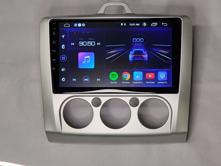 Rádio 2 DIN FORD Focus mk2 mk3 - AC Automático Android 13 Wifi GPS
