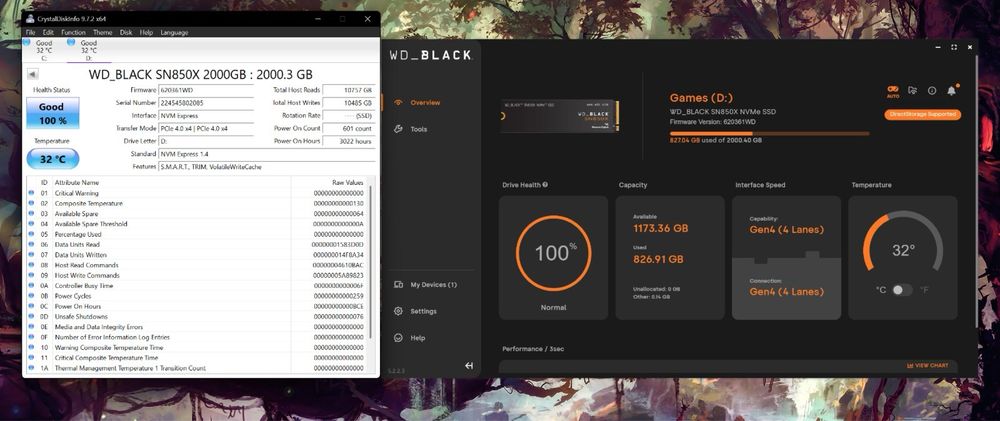 WD_black SN850x 2tb ssd nvme gen 4
