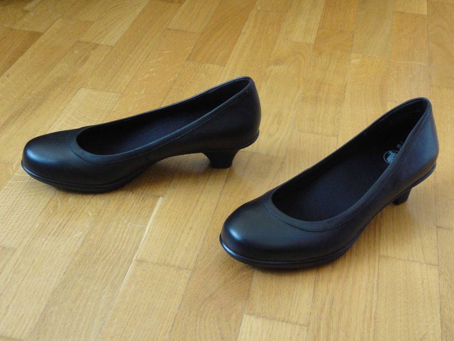 Туфли Crocs нат. кожа ортопедическая стелька для работы