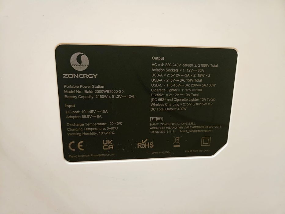 Зарядна станція Bluetti Zonergy AC200P
