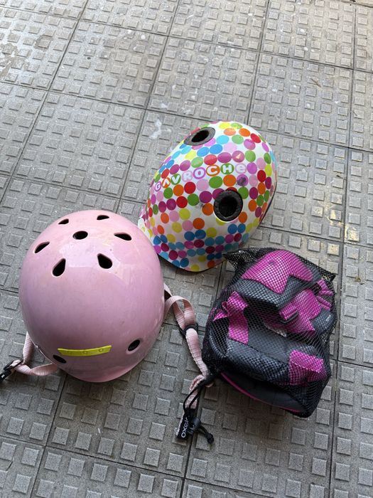Capacete e proteções menina