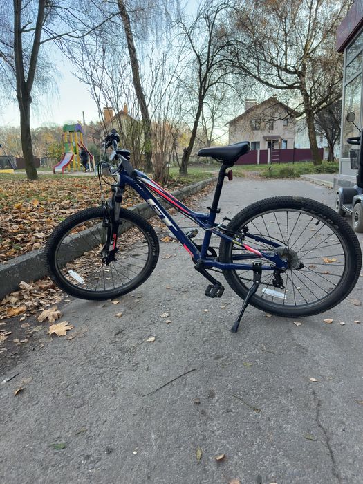 Велосипед дитячий підлітковий гірський 24"GT Stomper Ace Dark Teal2021