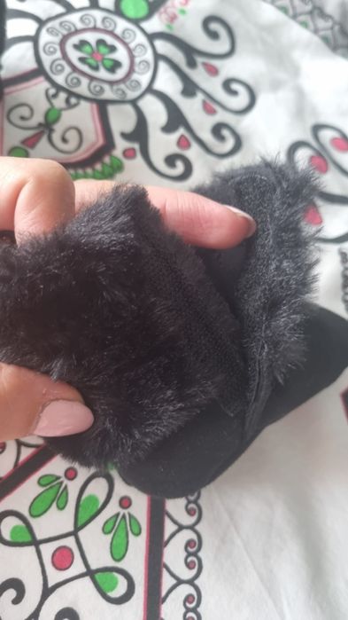 Bamboszki niemowlęce na rzep