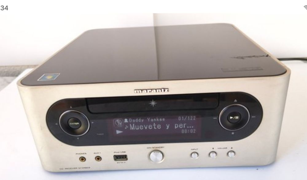 M-CR603 streamer, amplificador, leitor CD