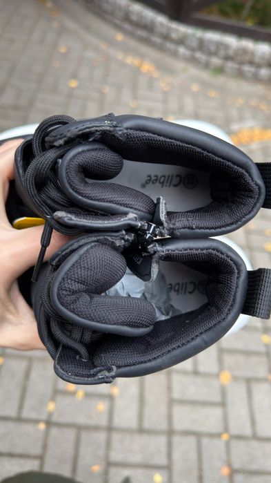 34-21см демисезонные ботинки на девочку Clibee хайтопы